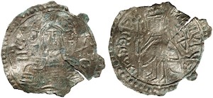 Wladimir I., 980 - 1015. Fraktion eines Srebrenik